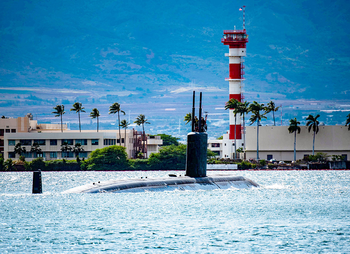 USS CHEYENNE SSN773 in den WestPazifik ausgelaufen US NavySchiffspost