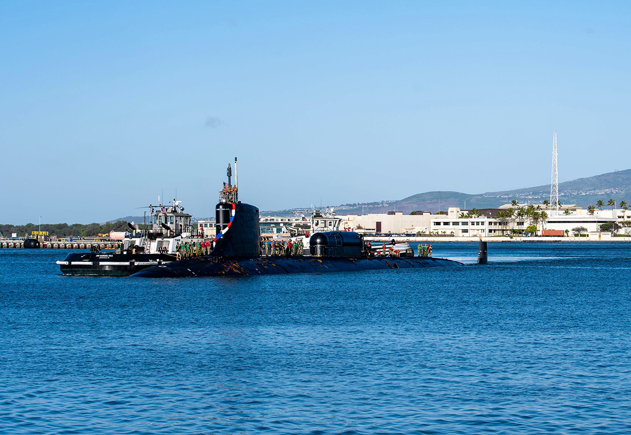 VirginiaKlasse US NavySchiffspost